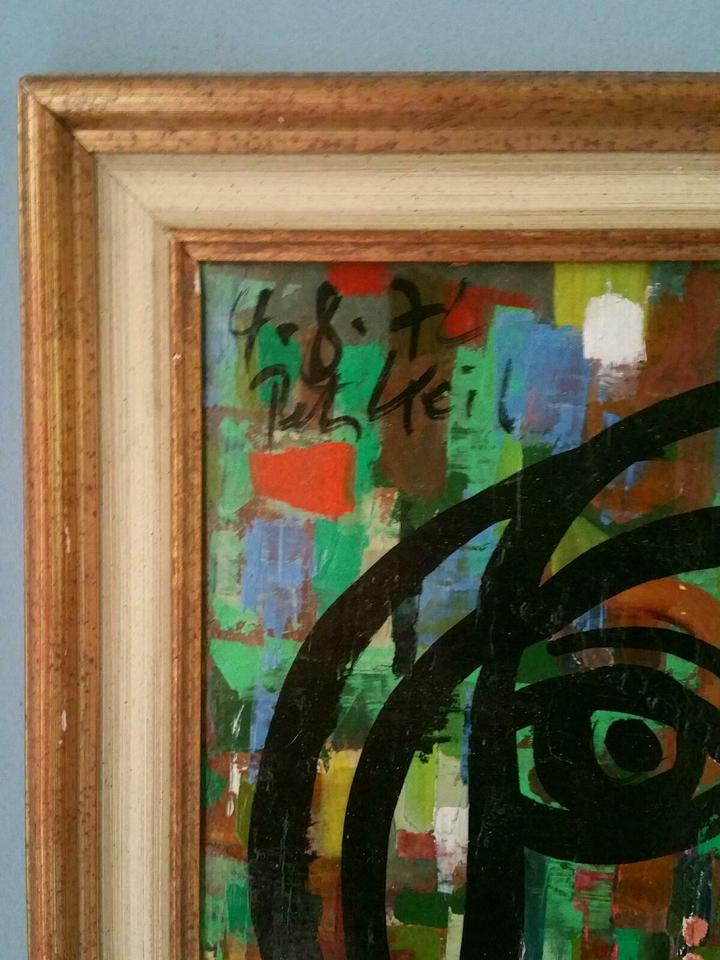 Peter Robert Keil Junge Wilde Abstrakte Composition Palma 1972 in Berlin