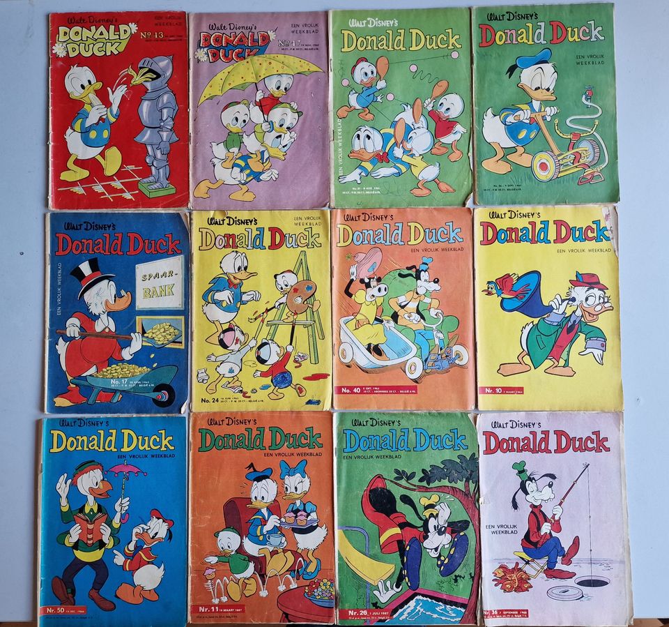 32 x DONALD DUCK - EEN VROLIJK WEEKBLAD N°36 -4 Sep.1954 -1969 in Niederkassel