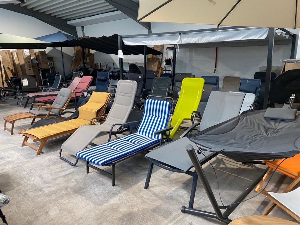 Gartenmöbel ⭐Outlet Dülmen Lounge Marken Sessel Schirme Pavillon in Coesfeld