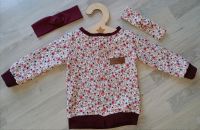 Jacke Haarband Blumen handmade bordeaux 74/80/86 Rheinland-Pfalz - Betzdorf Vorschau