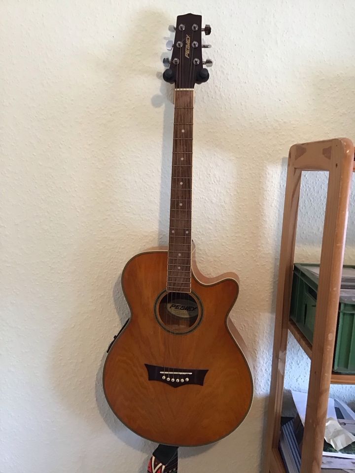 Peavey Semi Akustische Gitarre mit Tonabnehmer in Winkelhaid