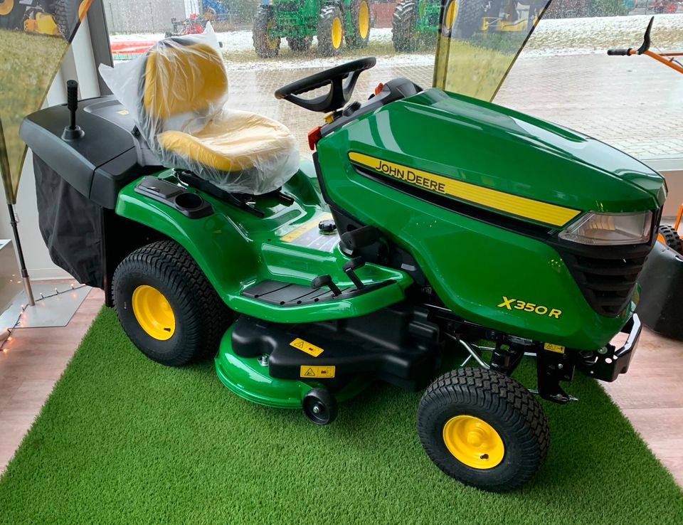 Rasentraktor John Deere X350R Aufsitzmäher in Barum b Bad Bevensen