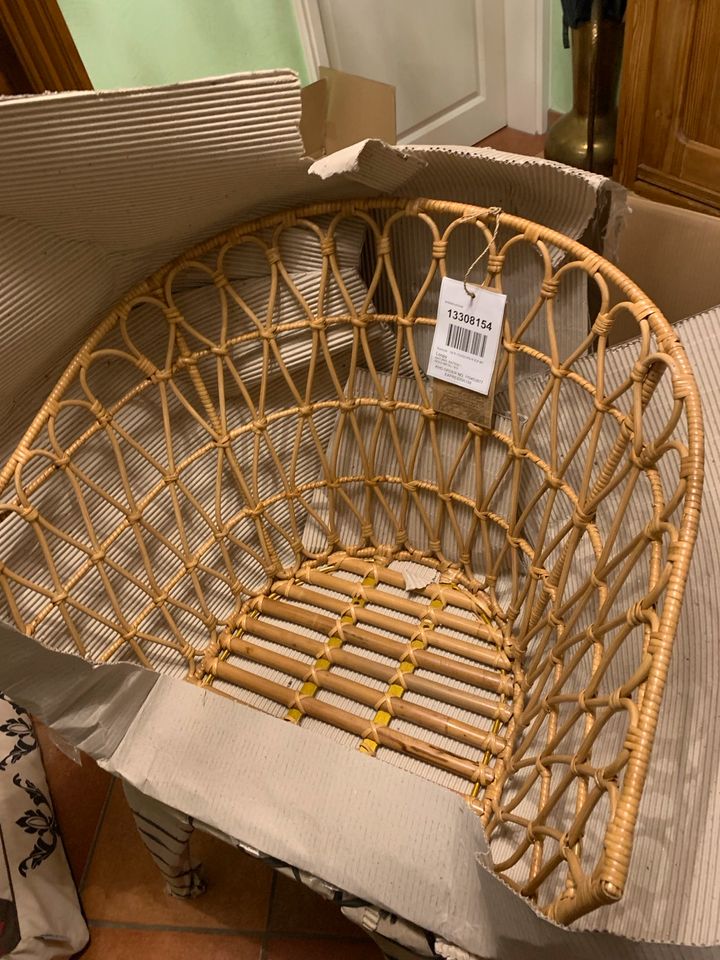 NEU Design Rattan Stuhl Sessel Gold Boho NP 239€ - 3 vorhanden in Windhagen