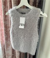 Damen Zara Top im Felloptik, Gr. L  graulila Neu Bonn - Graurheindorf Vorschau