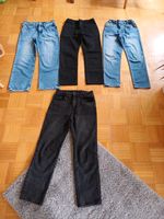 Jeans, Hose H&M Gr. 164 blau/schwarz im Bund verstellbar wie neu! Hessen - Lohfelden Vorschau