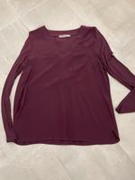 Blusenshirt von Hallhuber Gr.42 Bordeaux Seide Bayern - Waakirchen Vorschau