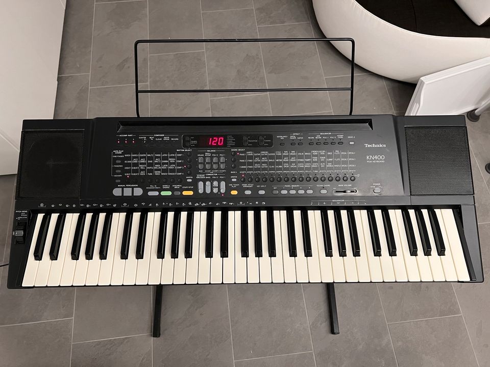 Keyboard Technics KN400+Ständer+Tasche in Ismaning