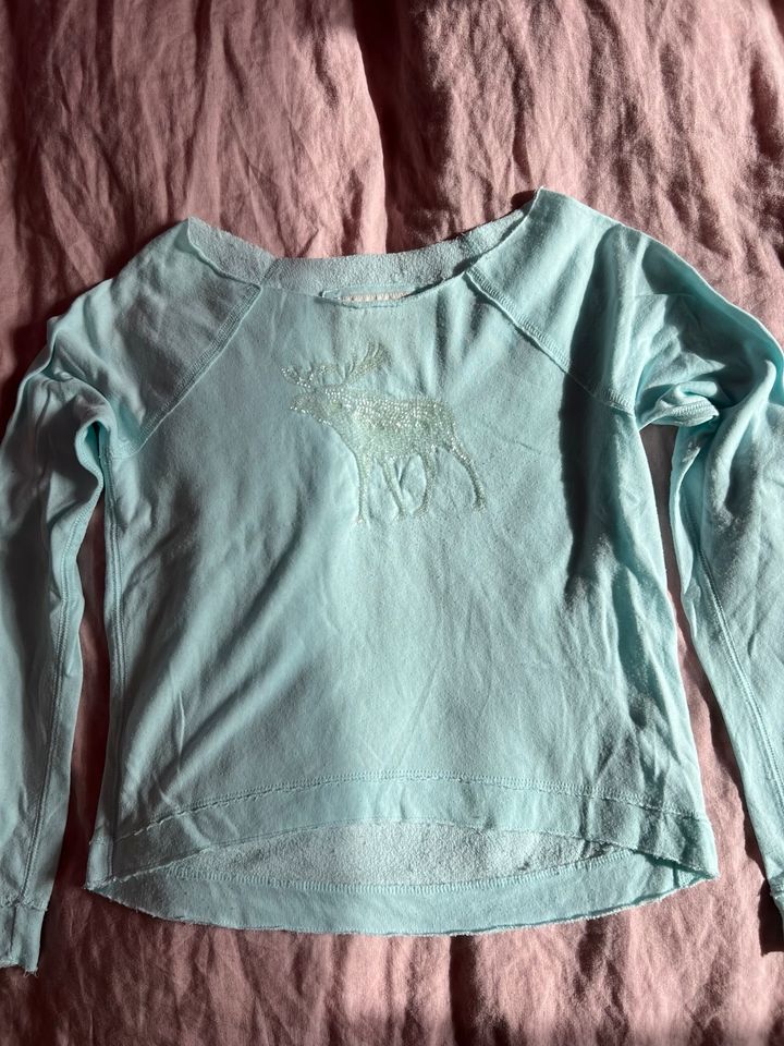 Abercrombie and Fitch Pulli in tollem Blauton in Castrop-Rauxel