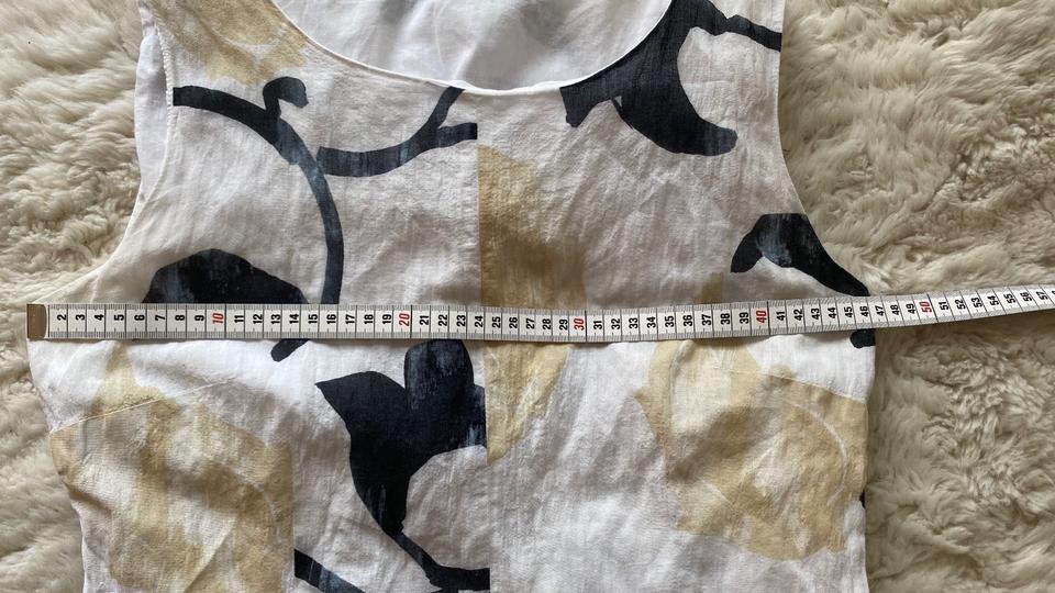 Sommerkleid weiß schwarz von Caractère Gr. 42 eher Gr. 40 in Ratingen