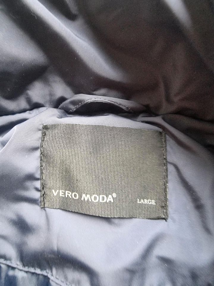 Vero Moda Damen Wintermantel in der Größe L, Farbe Blau in Wietze