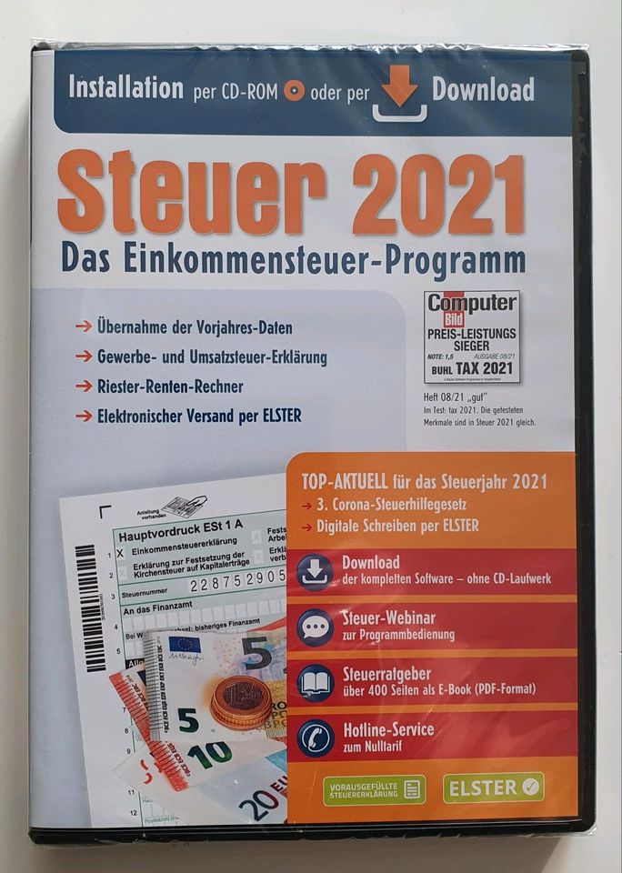 Aldi Steuer CD 2021 neu und original verpackt in Höhenkirchen-Siegertsbrunn