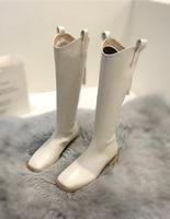 Zalando weisse Overknee-Stiefel Leder + Reißverschluss gr. 40,5 Berlin - Mitte Vorschau