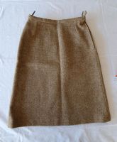 Tweed-Rock - Original Vintage- hellbraun/Creme mit orangen Baden-Württemberg - Tettnang Vorschau