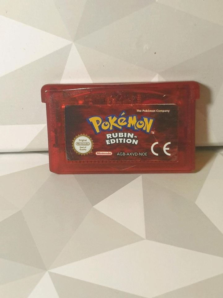 Original Pokemon Rubin Edition/ Nintendo GBA in Hohenleipisch