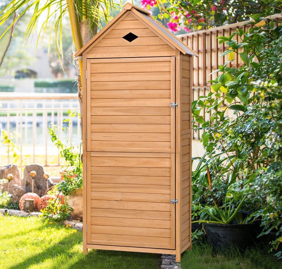 Holz Gartenschrank Gerätehaus Geräteschuppen Geräteschrank in Bebra