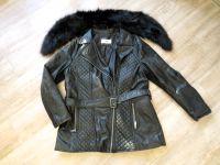 schwarze Übergang Damen Lederjacke von il MODA! Gr.44 XXL Sachsen - Bad Lausick Vorschau