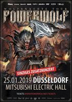 SUCHE: Powerwolf Wolfsnächte Tour 2019 Tourplakat Düsseldorf Düsseldorf - Angermund Vorschau