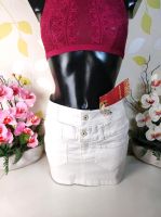 NeW! Sexy Vero Moda Jeans Mini Rock Mellow Mini Skirt S 36 Weiß Nordrhein-Westfalen - Übach-Palenberg Vorschau