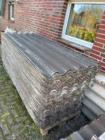 Wellplatten, Faserzementplatten, 150qm, dunkelbraun Niedersachsen - Großefehn Vorschau