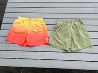 2 x H&M Jungs Schwimm Bade Shorts XS 158 / 164 grün orange / gelb Frankfurt am Main - Harheim Vorschau