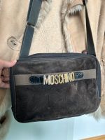 Moschino- Handtasche aus Wildleder, dunkelbraun, vintage Nordrhein-Westfalen - Kirchhundem Vorschau