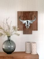 Holzbild Longhorn, Wandbild Galloway, Bulle Niedersachsen - Geeste Vorschau