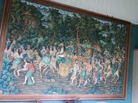 Bali Batik Malerei mit Teak Rahmen Bayern - Pürgen Vorschau