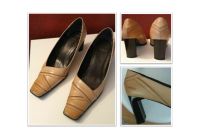 MEXX Damen Schuhe Pumps BEIGE Gr. 39 Absatz 7 cm Leder Stuttgart - Vaihingen Vorschau