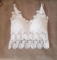 Crop top spitze bauchfrei weiß spitzentop Hamburg-Nord - Hamburg Eppendorf Vorschau