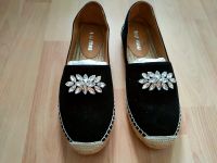 MIU MIU Leder Espadrilles funkelnde Kristalle chic & edel Gr. 38 Baden-Württemberg - Plochingen Vorschau