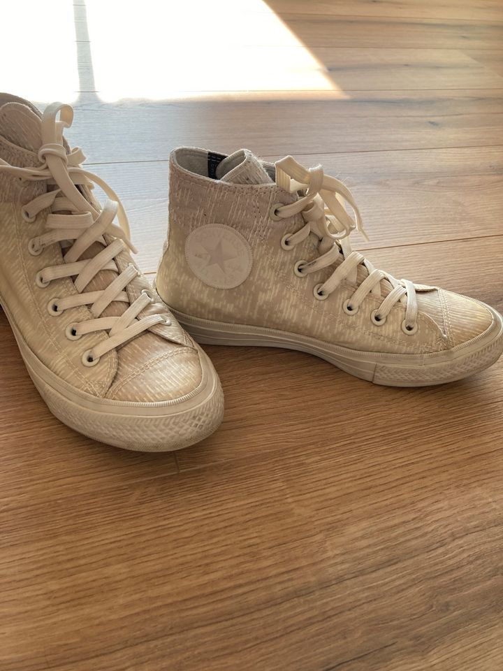 Converse Allstars Chucks Gr. 38 beige in Bad Ditzenbach