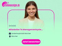 Mitarbeiter*in Managementsysteme und München - Ramersdorf-Perlach Vorschau