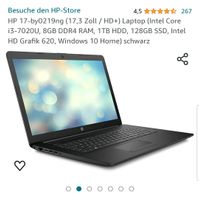 HP Notebook 17 -by0219ng 128gb SSD 1tb HDD 8gb RAM Laptop Duisburg - Aldenrade Vorschau