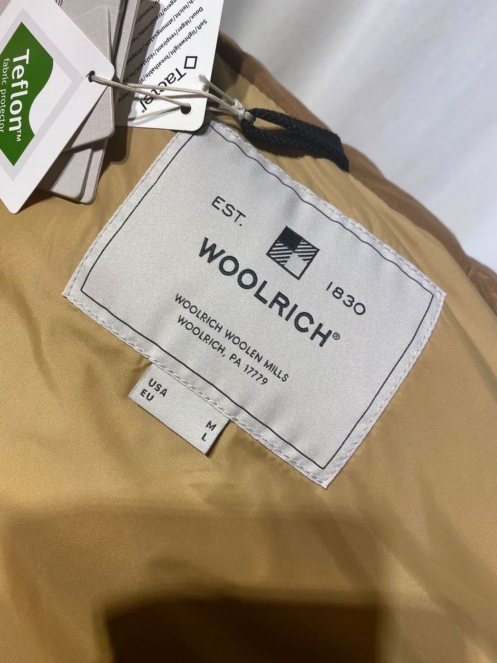 WOOLRICH HERREN JACKE WINTERJACKE IN BEIGE GRÖßE: L in Haan