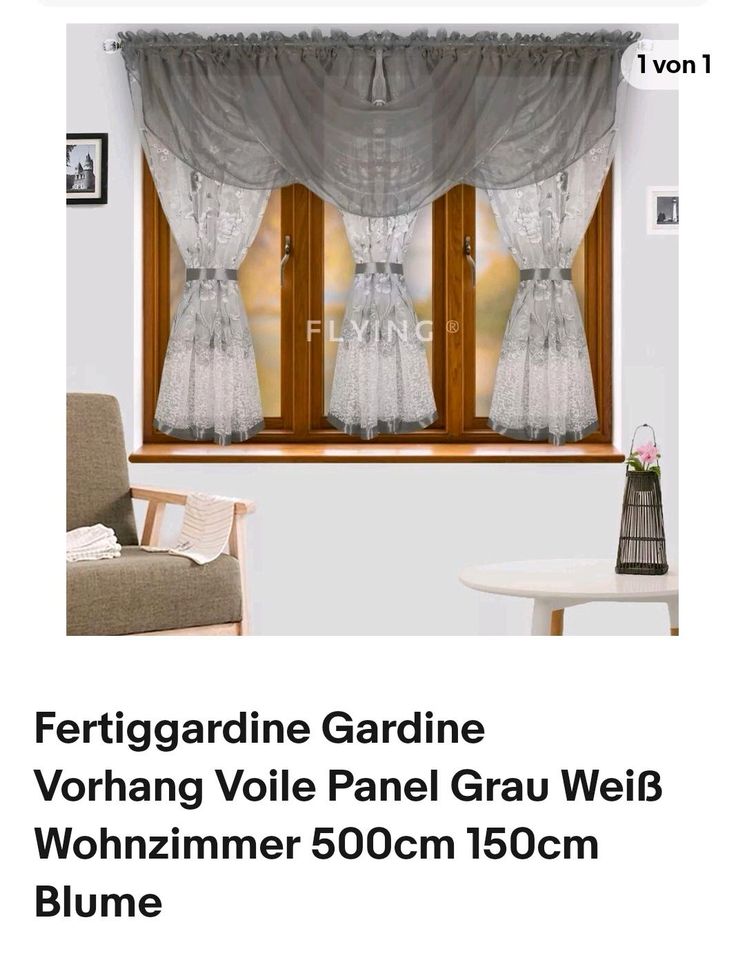 Fenstervorhang/Gardine in Chemnitz