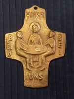 Bronzekreuz Kommunion "Herr bleibe bei uns" 9,5 x 7 cm Wandsbek - Hamburg Poppenbüttel Vorschau
