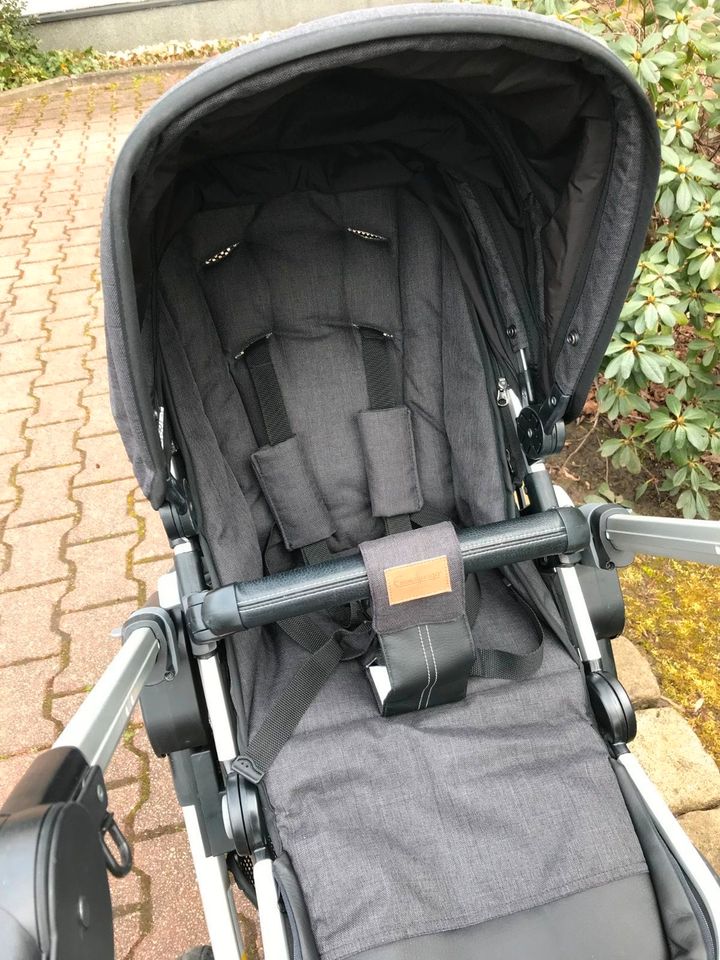 Emmaljunga NXT 90 Kombi Kinderwagen Grau Buggy in Gelsenkirchen