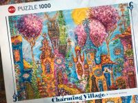 Puzzle 1000 Teile Heye Charming Village Pink Trees Kr. München - Haar Vorschau