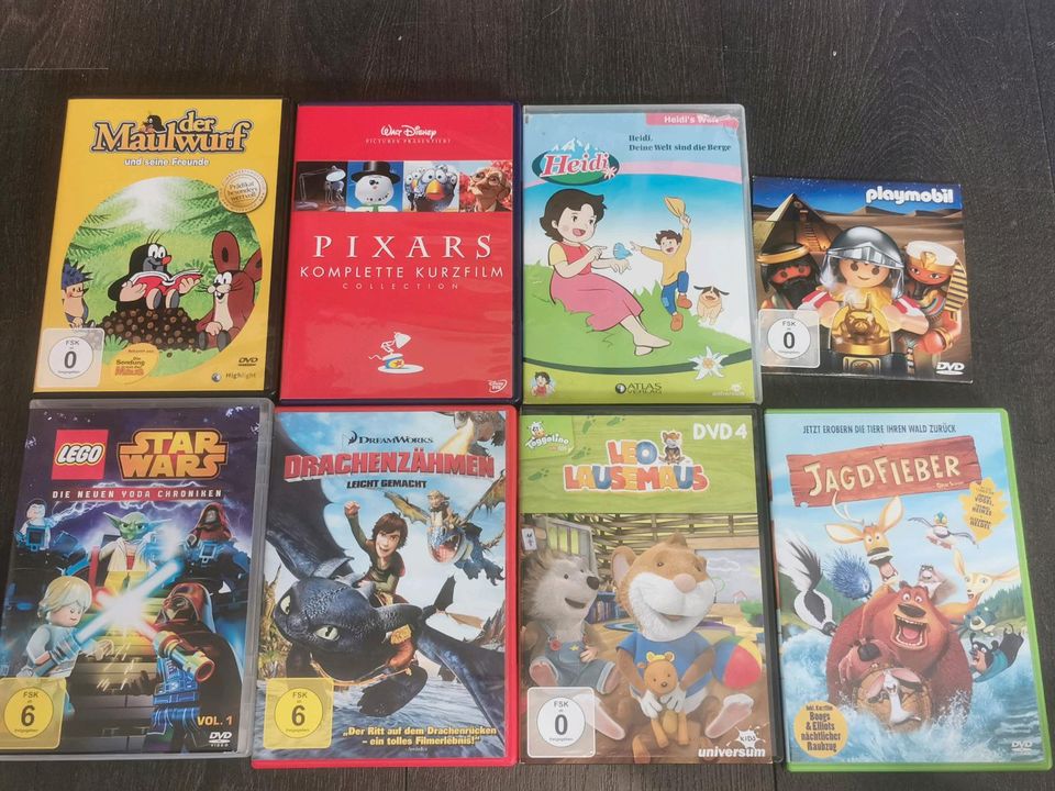 Kinder DVDs DVD Bob Baumeister Pettersson Findus Pippi Peppa usw in Wetzlar