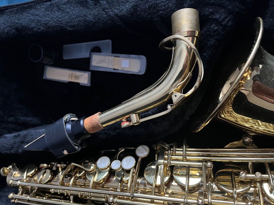 Saxofon Roy Benson AS202;Alto Saxophon Goldfarbe gebrauct in Saarbrücken