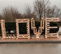 VERLEIH Love Buchstaben aus Paletten / Love Letter Deko Hochzeit Niedersachsen - Salzhemmendorf Vorschau