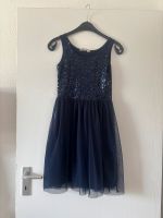 Kleid „H&M“ blau , Pailletten, Tüll, Gr. 146/152 Nordrhein-Westfalen - Issum Vorschau