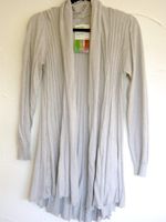 Made in Italy, lange Strickjacke, hellgrau, Einheitsgröße, Neu+Et München - Altstadt-Lehel Vorschau