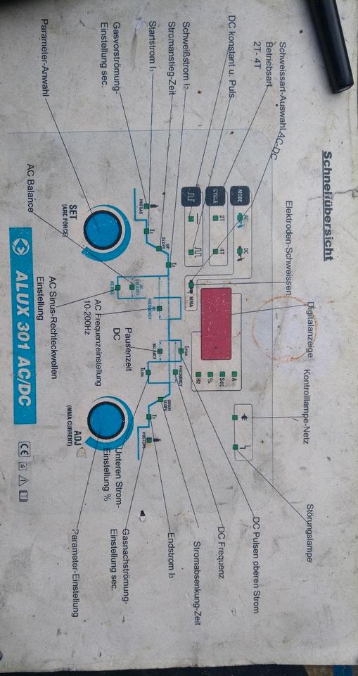 WIG Schweissgerät SOL WELDING ALUX 301 AC/DC in Jarplund