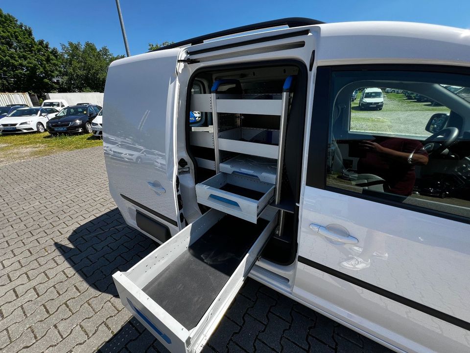 Volkswagen Caddy Kasten 2.0 TDI Sortimo Werkstatt Regal AHK in Weinheim