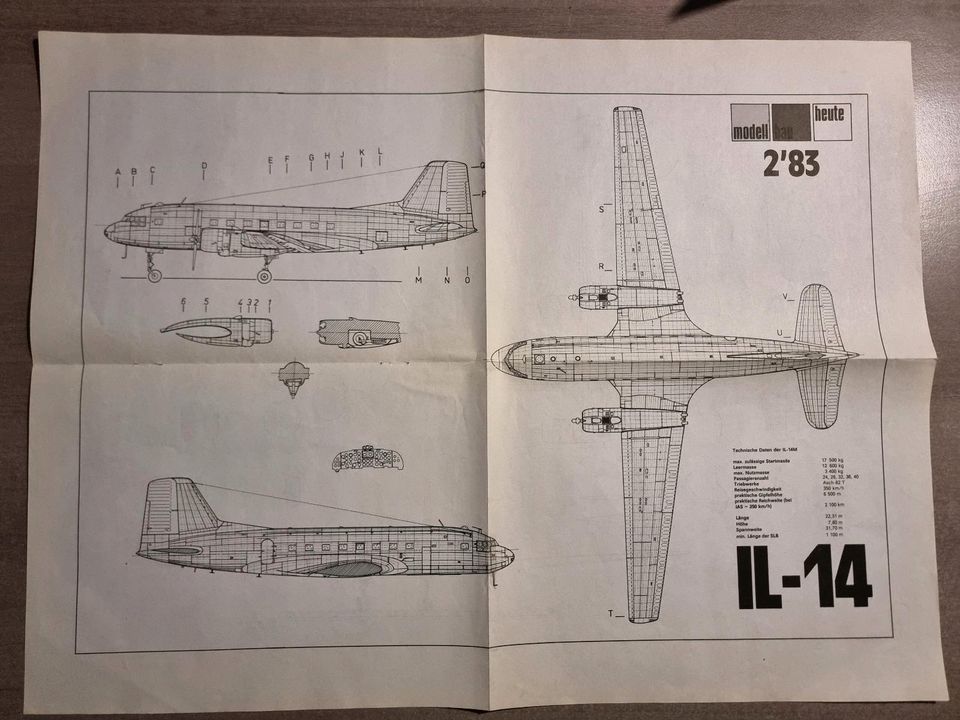 Modellbau heute IL-14 in Neutrebbin