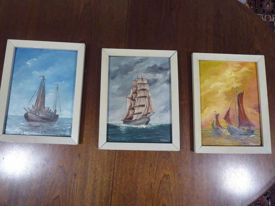 Maritime Ölgemälde Kunst diverser Künstler aus Auflösungen in Mölln