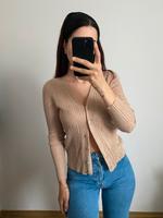 Leichte Strickjacke beige S Düsseldorf - Heerdt Vorschau