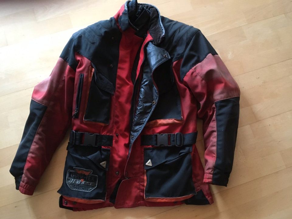 Dainese Endurojacke Vintage/Retro, Goretex, Gr. 46, rot/schwarz in Großbettlingen