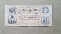 500 Dollar, Confederates States of America, 1864 Kr. Altötting - Burgkirchen Vorschau